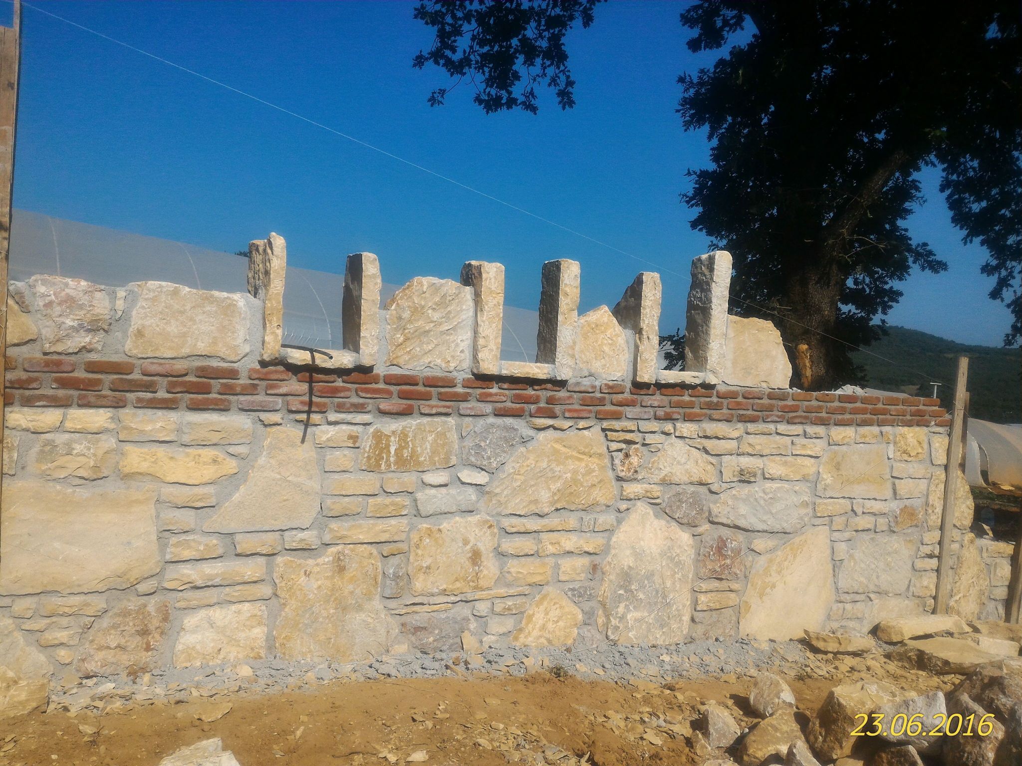 TAŞ DUVAR UYGULAMAMIZ